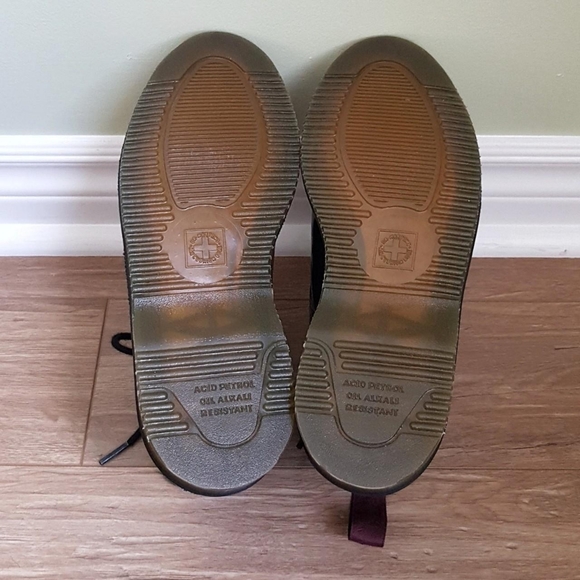 Dr Martens Emmeline Arcadia Cherry Red Boots - Picture 5 of 8